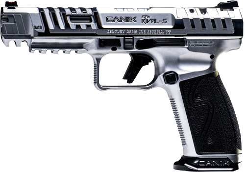 CANIK SFx RIVAL-S 9MM 5" OR - AS CHROME 2-18RD MAGS