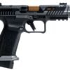 CANIK TTI COMBAT 9MM 4.6" BBL - OR FS 2-18RD MAGS COMBAT SMOKE