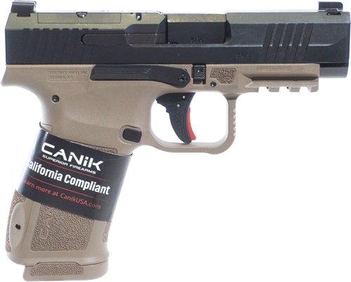 CANIK METE MC9 LS CALI 9MM - 3.63" OR FS 2-10RD BLACK/FDE