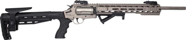 GIJ1000TSN_1 IVER JOHNSON 1000 410 3" 18.5" - REVOLVER SHOTGUN TACT. NICKEL