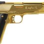 IVER JOHNSON EAGLE XL PORTED - 45ACP 6" 24K GOLD BLACK WOOD