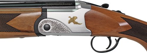 GIJ60020BLONDE_RECEIVER.jpg IVER JOHNSON 600 O/U 20GA 3" - 28"VR MATTE BLONDE WOOD