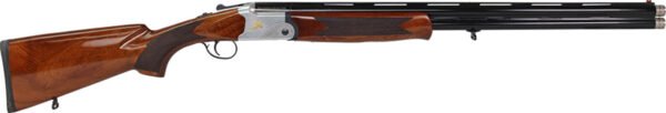 GIJ60020LW28S_5 IVER JOHNSON 600LW O/U 20GA 3" - 28"VR SILVER BLACK WALNUT