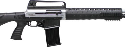 IVER JOHNSON STRYKER 12GA 3" - 20" 5RD NICKEL BLACK