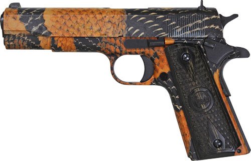 IVER JOHNSON 1911A1 BOA - 45ACP 5" FS 8RD SNAKESKIN