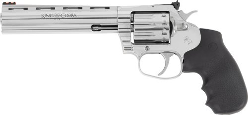 GKCOBRA22SP6RFO_LEFT.jpg COLT KING COBRA TARGET 22LR 6" - 6RD STAINLESS BLACK GRIPS