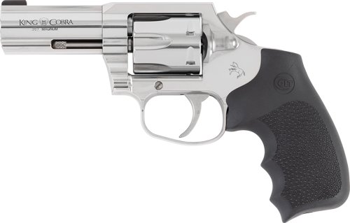 COLT KING COBRA 357MAG 3" 6RD - BRUSHED STAINLESS BLACK GRIPS