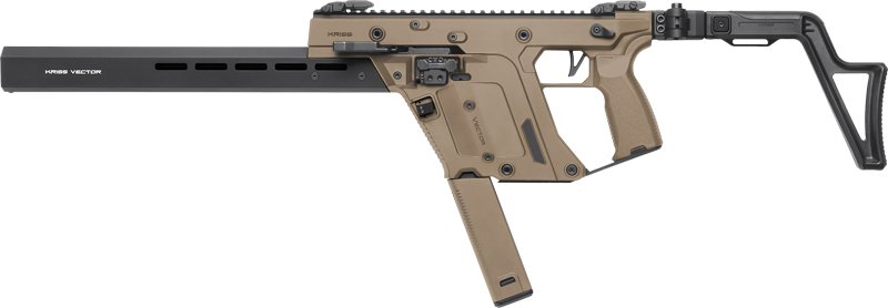 KRISS VECTOR CRB G3 45ACP 16" - 30RD FOLDING STOCK FDE