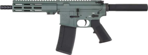 GLFA AR15 PISTOL 223 WYLDE - 7.5" NITRIDE BBL CHARCOAL GRN