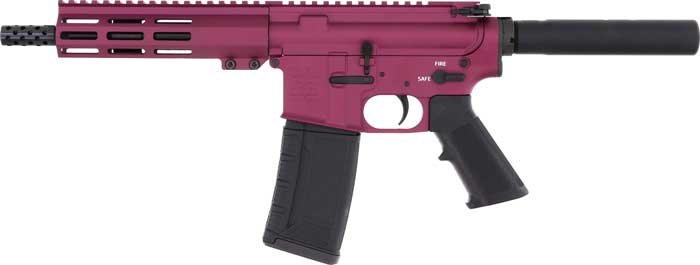 GL15223PCHY_LEFT.jpg GLFA AR15 PISTOL 223 WYLDE - 7.5" NITRIDE BARREL BLK CHERRY