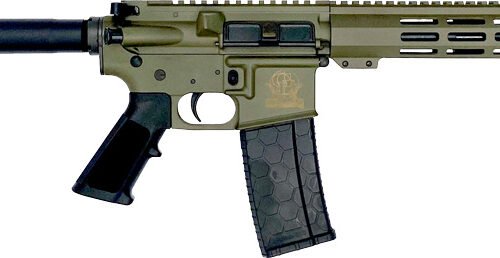 GLFA AR15 PISTOL 223 WYLDE - 7.5" NITRIDE BARREL OD GREEN