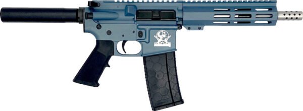 GLFA AR15 PISTOL 223 WYLDE - 7.5" STAINLESS BBL BLUE