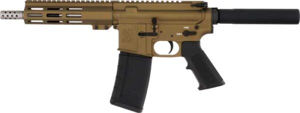 GL15223SSPBRZ_LEFT.jpg GLFA AR15 PISTOL 223 WYLDE - 7.5" STAINLESS BBL BRONZE