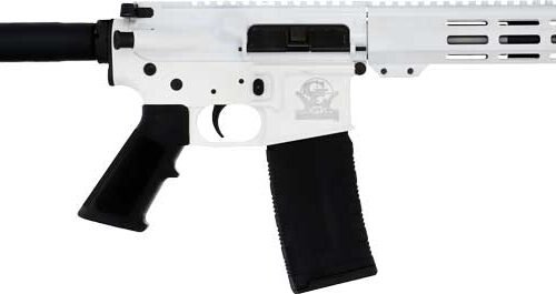 GLFA AR15 PISTOL 223 WYLDE - 7.5" STAINLESS BBL WHITE