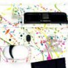 GLFA AR15 SPLATTER 223 WYLDE - 16" NIT BBL WHITE