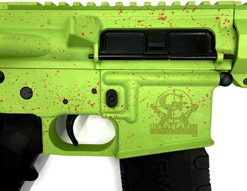GL15223SZOM_SPLATTER.jpg GLFA AR15 SPLATTER 223 WYLDE - 16" NIT BBL ZOMBIE GREEN