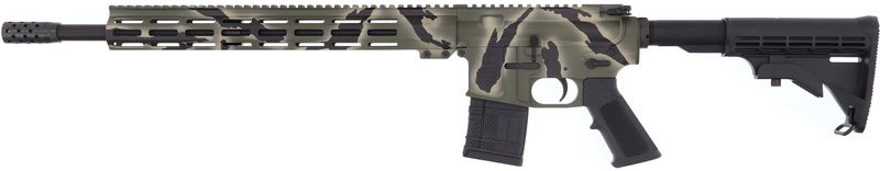 GLFA AR15 450 BUSHMASTER - 18" NIT BBL PURSUIT GREEN CAMO