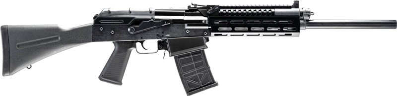 GM12AKT1ABL_RIGHT_2 JTS M12AK-T1A 12GA 3" 18.7" - (2)5RD MAGS M-LOK RAIL BLACK