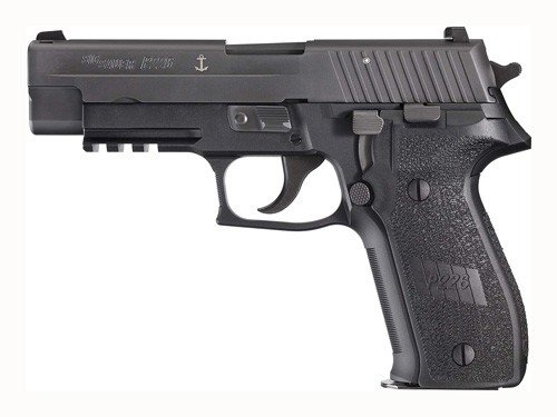 SIG P226 MK25 9MM 4.4" SIGLITE - (3)15RD US NAVY ANCHOR BLACK