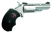 GNAABWM.gif NAA "BLACK WIDOW" MINI-REVOLVR - 22WMR 2" FS S/S BLACK RUBBER