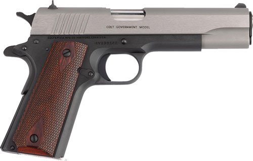 COLT 1911 45ACP 5" 7RD - TWO TONE ROSEWOOD GRIPS