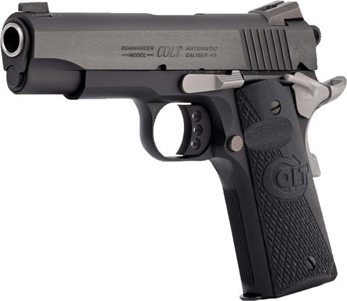 COLT NIGHT COMMANDER 45ACP - 4.25" 8RD BLACK CERAKOTE BLUED