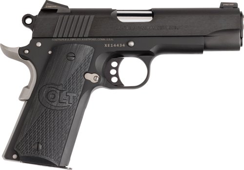 COLT NIGHT COMMANDER 45ACP - 4.25" 8RD BLACK CERAKOTE BLUED