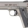 COLT LIGHTWEIGHT OFFICER 45ACP - 4.25" 8-SH SS TWO TONE
