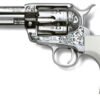 CIMARRON HUCKLEBERRY 45LC - 3.5" NICKEL ENGRAVED B-HEAD