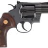 COLT PYTHON 357MAG 3" 6RD - BLUED WALNUT GOLD MEDALLION