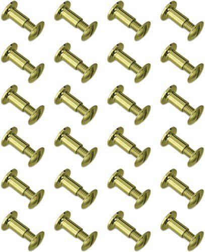 GTHM61.jpg GROVTEC BRASS CHICAGO SCREWS - 24-PACK