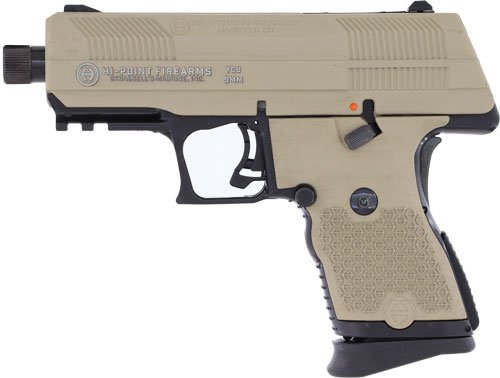 GYC9FDE_LEFT.jpg HI-POINT PISTOL YC9 9MM 10RD - 3.93" FDE SLIDE THREADED