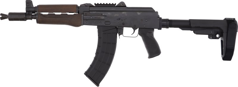 GZP92762TABM_LEFT.jpg ZASTAVA ZPAP92 PISTOL 7.62X39 - 10" 30RD TOP RAIL SB3 BRACE