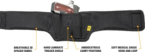 MFT ULTRALITE BELLY BAND - HOLSTER 26" TO 52" WAIST SIZE