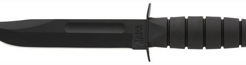 KA-BAR FIGHTING/UTILITY KNIFE - 7" W/PLASTIC SHEATH BLACK