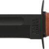 KA-BAR FIGHTING/UTILITY KNIFE - 7" W/LEATHER SHEATH US NAVY