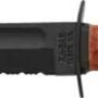 KA-BAR FIGHTING/UTILITY KNIFE - 5.25" SHRT W/LTHR USMC SERRTD