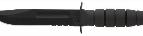 KA-BAR SHORT KA-BAR - 5.25" SERR W/PLASTIC SHEATH