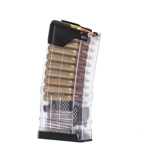 L5G220CLR.jpg LANCER MAGAZINE L5AWM AR-15 - 5.56X45 20RD TRANSLUCENT CLEAR