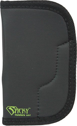 STICKY HOLSTERS LARGE REVOLVER - UP TO 4" BARREL RH/LH BLACK