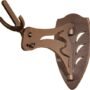 SKULL HOOKER LITTLE HOOKER - POWDER COAT BROWN