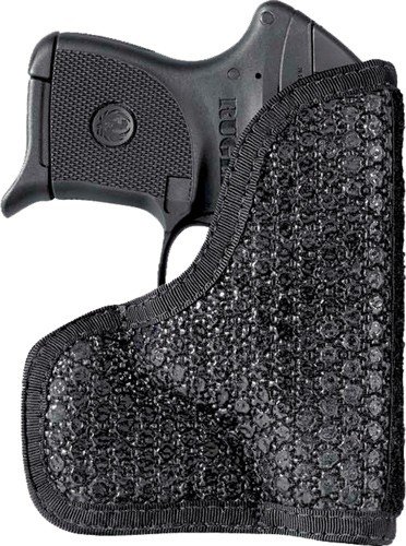 M44BJG3Z0.jpg DESANTIS SUPER FLY POCKET HOLR - NYLON AMBI RUGER LCP BLACK