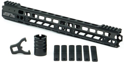 MANTICORE TRANSFORMER RAIL - 15" GEN II BLACK FOR AR-15
