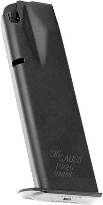 SIG MAGAZINE P226 9MM LUGER - 15RD BLACK