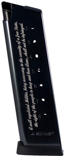 MEC-GAR MAGAZINE 1911 GOVT. - 45ACP 8RD BLUED 2ND AMENDMENT