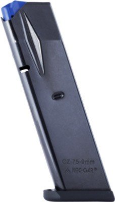 MEC-GAR MAGAZINE CZ 75B - 9MM LUGER 10RD BLUED