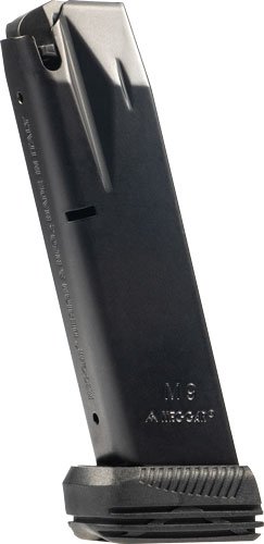 MEC-GAR MAGAZINE BERETTA 92FS - 9MM 20RD EXTENDED AFC-BLACK