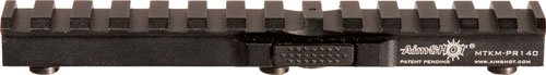 AIMSHOT QUICK RELEASE KEYMOD - ADAPTER PICATINNY RAIL 140MM