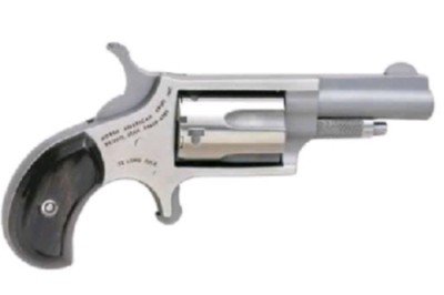 NORTH AMERICAN ARMS MINI 22LR REV 1-5/8 SS BLK PRL