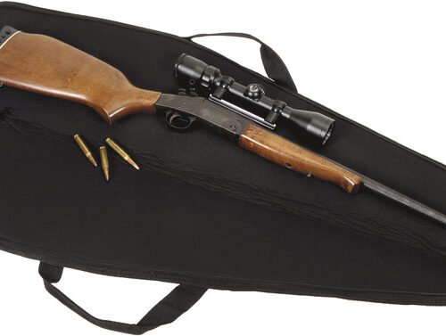 US PEACEKEEPER CASE 40" SCOPED - BLACK DOUBLE ZIPPER